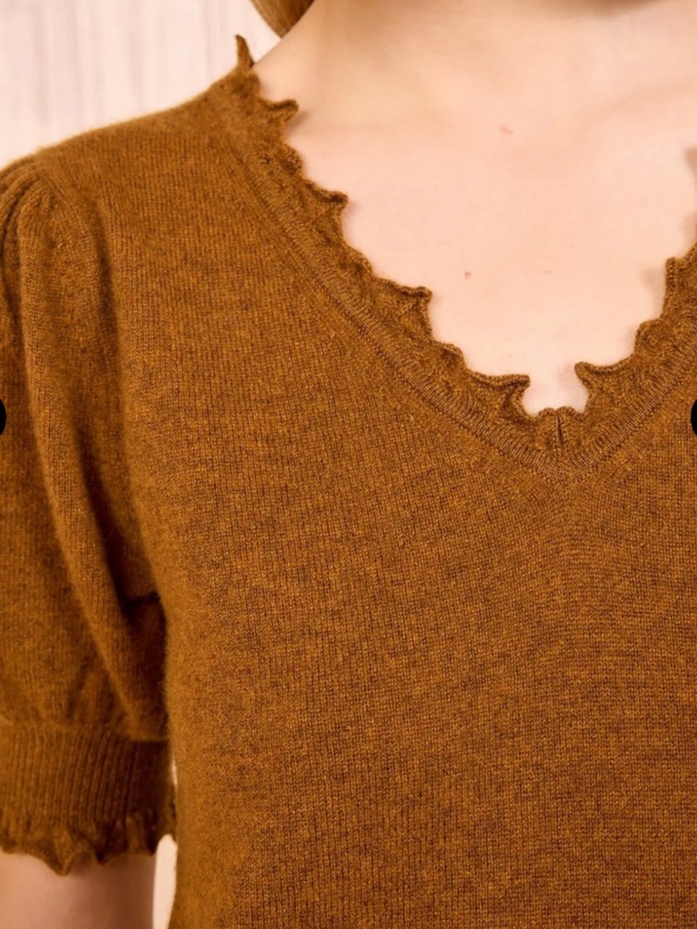 NWT Ulla Johnson Polline short sleeve sweater - Picture 3 of 10